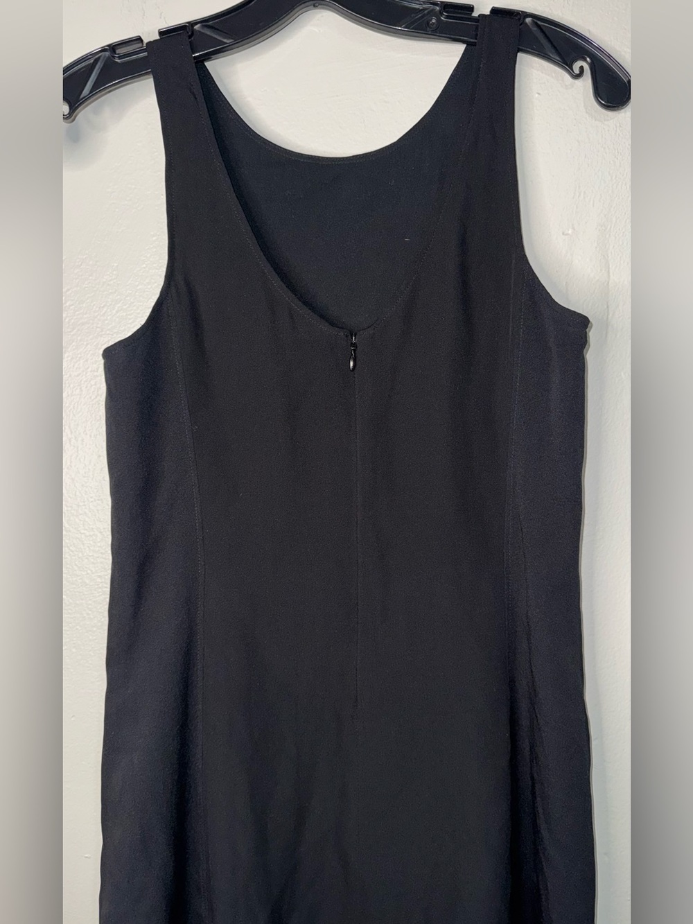 Theory Black Sleeveless Midi Shift Dress - Picture 8 of 13